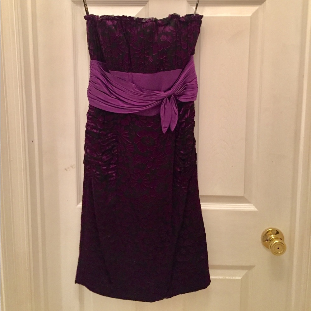 Betsey Johnson strapless cocktail dress